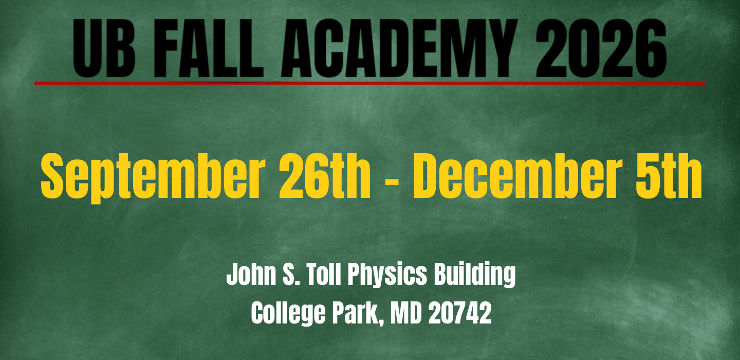 UB Fall Academy 2026 Dates